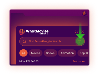 Pin WhatMoviesStream extension